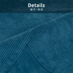 Cushion for Sofa, Living Room, Light Luxury, High-End, Modern Minimalist, Blue Stripes, Corduroy Patchwork, Headboard Cushion Cover - Image 4