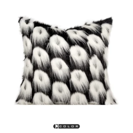 Soft furnishings, sofas, model homes, bay windows, hotels, modern, Nordic, Italian, light luxury, black and white, long-pile, hugging pillows, cushions