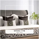 Modern Luxury-Chic Model Unit: 10-Piece Brown-Toned Bedding Set for Guesthouses and Villas—High-End Multi-Piece Bedding Sets for Showrooms - Image 3