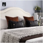 Jinshi Showroom: Modern, Minimalist, and Luxe Beige Faux Rabbit Fur Throw—Perfect for Villa Beds, Sofas, and More - Image 2