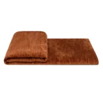 Soft Furnishings for Model Homes: Nordic Modern and Italian-Style Luxury Living Room with Bay Window, Orange Textured Throw, Duvet Cover, and Lounge Blanket - Image 5