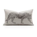 Cushions, Sofas, Living Room Showrooms, High-End Custom-Made, Modern Luxury, Leather, Leopard Print, Embroidered, Bedside Cushions, Long Pillows - Image 9