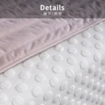 Soft Furnishings for Model Homes: 8-Piece Pink Bedding Set for Girls' Rooms with Polka Dot Patterns, Embroidered Pillows, and Throw Blankets for Children's Rooms - Image 4