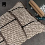 Jinshi Villa Cotton-Linen Wabi-Sabi Style Cushion Covers, Vintage-Inspired Luxury Cushions for Showrooms, Hotel Display Cushions - Image 2