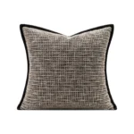 Minimalist Modern New Chinese-Nordic Instagram-Style Minimalist Sofa Showroom: Light Luxury Gray and Black Trimmed Custom Pillows - Image 5