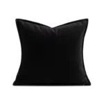 Minimalist Modern New Chinese-Nordic Instagram-Style Minimalist Sofa Showroom: Light Luxury Gray and Black Trimmed Custom Pillows - Image 4