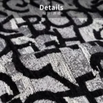 Interior Decor: Minimalist, Modern, New Chinese, and Scandinavian Minimalist Sofa Showroom - Black and White Letter-Patterned Cushion Covers - Image 3