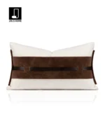 Luxury modern sofa cushions for model home living rooms; high-end custom-made bed lumbar pillows made from imported deer suede