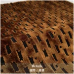 Velvet Cushions in Rich, Light Luxury Vintage Style: Brown Shaggy Cushions for Model Homes, Sofas, Living Rooms, Hotel Bay Windows, and More - Image 3