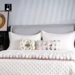 Soft Furnishings for Children's Rooms: Showroom Bedding Set – Modern Girl's Room, Pink Polka Dot Bedding, 8-Piece Set - Image 3