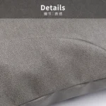 Green Leather Patchwork Square Cushions for Sofas and Living Rooms: A Touch of Luxury for Model Homes and Villas—Bedside and Decorative Pillows - Image 3