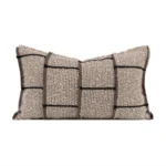 Jinshi Villa Cotton-Linen Wabi-Sabi Style Cushion Covers, Vintage-Inspired Luxury Cushions for Showrooms, Hotel Display Cushions - Image 5