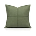 Soft Furnishings: Sofa Showroom, Hotel, Modern, Nordic, Italian, Light Luxury, Green, Composite Leather, Cross-Stitch Cushion Covers - Image 9