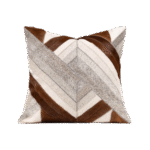 Coffee-colored, high-end, luxury-style woven horsehair square throw pillow for sofas and living rooms; model home and villa bedside cushion - Image 5