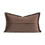 Jinshi Villa Cotton-Linen Wabi-Sabi Style Cushion Covers, Vintage-Inspired Luxury Cushions for Showrooms, Hotel Display Cushions - Image 4