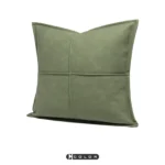 Soft Furnishings: Sofa Showroom, Hotel, Modern, Nordic, Italian, Light Luxury, Green, Composite Leather, Cross-Stitch Cushion Covers - Image 3