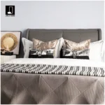 Modern Luxury Showroom: 10-Piece Gray Bedding Set; 4-Piece Bedding Set for Hotel Furniture Showroom - Image 3