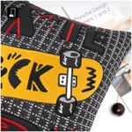 Soft Furnishings for Model Homes: Children's Room Bay Window - Italian-Style Light Luxury, Faux Leather, Towel-Print, Letter-Print, Skateboard-Print, Embroidered Cushions and Pillow Covers - Image 2