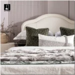 11-Piece Green Bedding Set in a Wabi-Sabi Style for Showrooms, Bed and Breakfasts, Villas, and High-End Display Spaces - Image 2