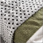 11-piece Wabi-Sabi-style bedding set in green – patterned bedding for showrooms, vacation rentals, and villas – high-quality multi-piece sets - Image 4