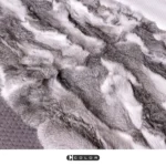 Soft Furnishings for Model Homes: Luxury 4-Piece Bedding Set in Nordic Black, White, and Brown with Gold Accents and Tasseled Pillows - Image 4