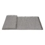 Interior Design Showroom: Hotel & Villa Sofa Throws, Bedspreads, Cotton-Linen Textured Polka Dot Bed End Throws - Image 5