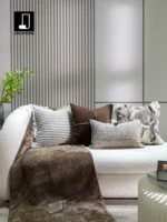 Showroom Cushions: Sofa, Living Room, Light Luxury, High-End, Sophisticated, Minimalist, Modern, Imported, Tech Fleece Cushion Covers - Image 2