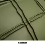 Showroom Home Decor: Green Leather Hand-Pleated Sofa Cushions for the Living Room, New Style High-Back Cushions - Image 4