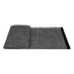 Interior Design Showroom: Hotel & Villa Sofa Throws, Bedspreads, Cotton-Linen Textured Polka Dot Bed End Throws - Image 5