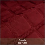 Cushions for Sofas and Living Rooms: Light Luxury, High-End, Modern Minimalist, Burgundy, Geometric, Quilted, Embroidered, Bedside and Backrest Cushions - Image 3
