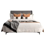 10-Piece Bedding Set for Model Home: Modern Luxury Style in Orange Tones—Showroom Bedding, Bedroom Pillows, and Throw Blanket Set - Image 5