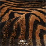 Brocade-style Shanghai-inspired vintage-style black-and-gold gradient throw pillow; villa model home sofa tiger-print cushion; showroom bedside pillows - Image 3