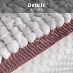 Soft Furnishings for Children's Rooms: Showroom Bedding Set – Modern Girl's Room, Pink Polka Dot Bedding, 8-Piece Set - Image 5