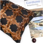 Luxury-Style Black and Brown Genuine Horsehair Woven Cushion for Sofas and Living Rooms—Model Home Villa Bed Cushion - Image 2