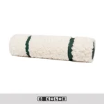 Designer Showroom Sofa: Modern Italian-Style Light Luxury High-End Soft-Pile Woven Leather Patchwork Cylindrical Back Cushion - Image 4