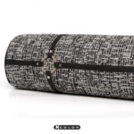 Interior Design: Sofa Showroom - Italian-Style Light Luxury Black-and-White Textured Leather with Tied Candy-Colored Pillows, Cylindrical Pillows, and Lumbar Support Cushions - Image 7