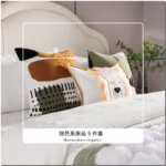 Jinshi Children's Room Showroom: Green 9-Piece Bedding Set; Custom Bedding Sets for Hotels, Villas, and Showrooms - Image 3