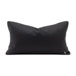 Luxury-Style Black and Brown Genuine Horsehair Woven Cushion for Sofas and Living Rooms—Model Home Villa Bed Cushion - Image 4