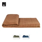 Showroom Villa Living Room Sofa Throw and Bedspread; Hotel-Style Italian Light Luxury Velvet Quilted Cotton Textured Footboard Throw