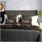 Showroom Villa Living Room Sofa Throw and Bedspread; Hotel-Style Italian-Inspired Light Luxury Peacock-Feather Texture Footboard Throw - Image 4