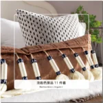 Elegant, Lightly Luxurious Showroom: 11-Piece Coffee-Colored Bedding Set—Hotel-Quality Bedding for Villa Showrooms, Multi-Piece Sets with a Sophisticated Look - Image 3