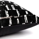Showroom Sofa Living Room Light Luxury High-End Black and White Shag Pillows Hotel Villa Bay Window Bedside Cushions Pillow Covers - Image 4