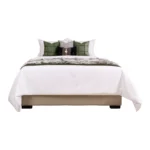 Luxury 10-Piece Bedding Set for Model Homes: Light Luxury, High-End, Eco-Friendly Woven Leather and Rabbit Fur Throw Blanket - Image 5