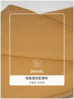 Showroom Villa Living Room Sofa Throw and Bedspread; Hotel-Style Italian-Inspired Light Luxury Yellow Cotton-Linen Textured Footboard Throw - Image 3