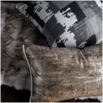 11-Piece Yellow-Toned Bedding Set for Soft Furnishings Showrooms, Hotel Furniture Showrooms, Bedding, Fox Fur Throws, and Pillows - Image 8