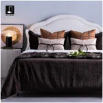 Modern Luxury-Chic Model Unit: 12-Piece Coffee-Colored Bedding Set for Guesthouses and Villas – High-End Multi-Piece Bedding Sets for Showrooms - Image 2
