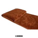 Soft Furnishings for Model Homes: Nordic Modern and Italian-Style Luxury Living Room with Bay Window, Orange Textured Throw, Duvet Cover, and Lounge Blanket - Image 3